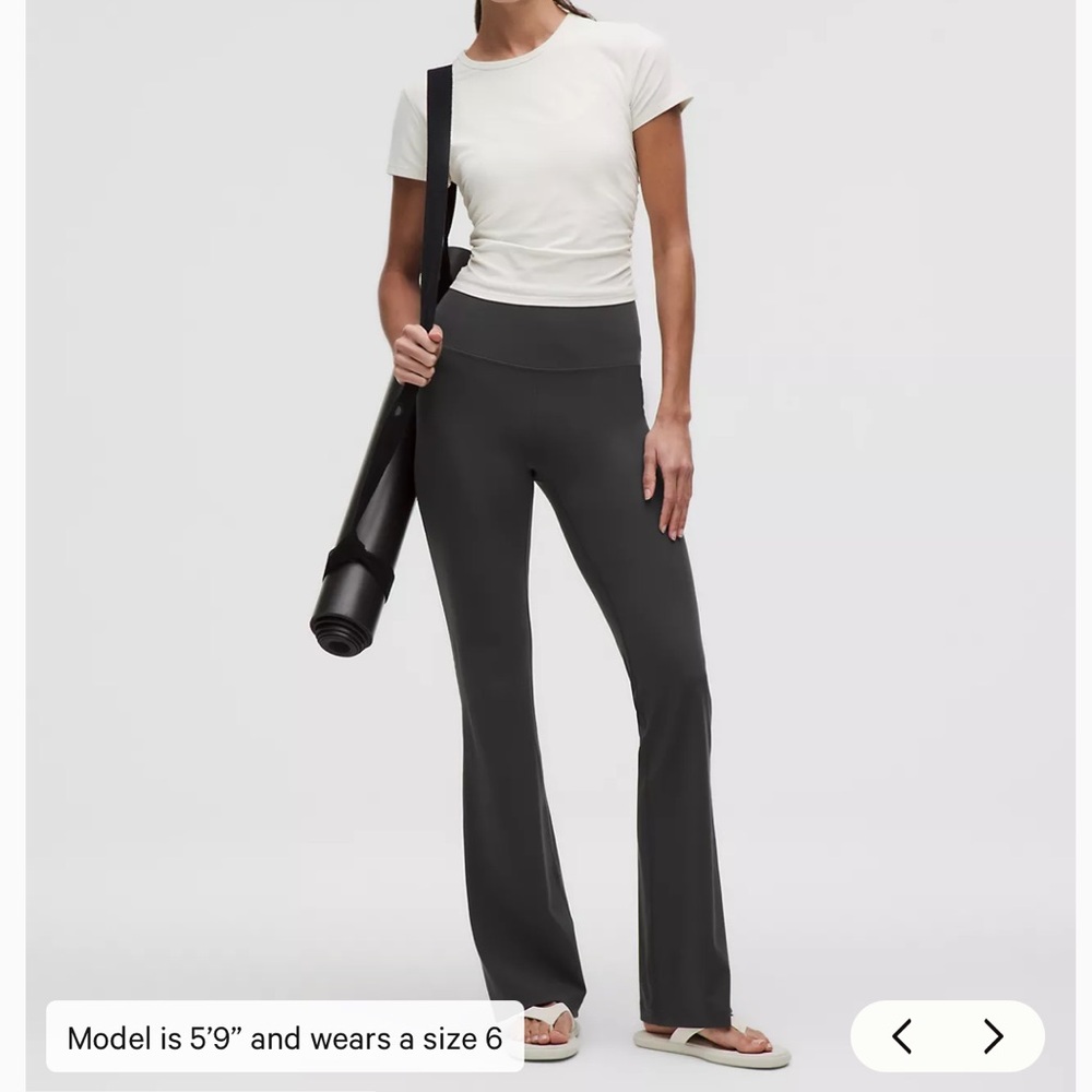 lululemon athletica High-Rise Flare Leg Pants - Charcoal